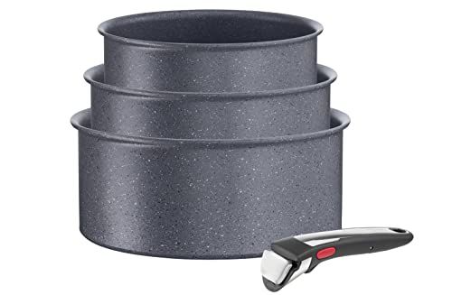 Tefal Ingenio Natural On pannenset - 4-delig - stapelbaar - antiaanbaklaag - inductie - geproduceerd in Frankrijk L7669253