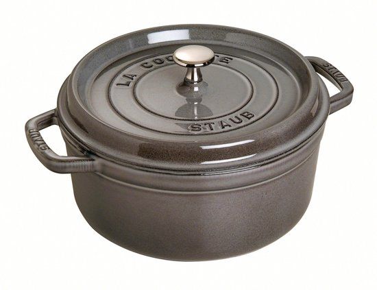 Staub Braadpan Cocotte Grafietgrijs - ø 26 cm / 5.2 liter
