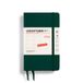 LEUCHTTURM1917 370554 weekkalender 2025, Pocket A6 harde kaft - 12-maanden-planner, 80 g, gelinieerd - bosgroen