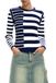 Desigual Pull de la collection pour femme, blanc, taille M