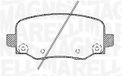 MAGNETI MARELLI 363916060805 : Jeu de plaquettes de frein, arrière, pour JEEP CHEROKEE (KL), et pour CHRYSLER 200 (liftback)
