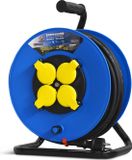 I-WATTS - Enrouleur de câble - 4 prises - H07RN - 3G1,5mm² - 25m