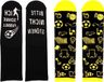 Shenzhen Haorui Industrial Technology Co., Ltd. Chaussettes de football amusantes pour hommes - Taille unique respectueuse de la peau Jaune Noir Moyenne