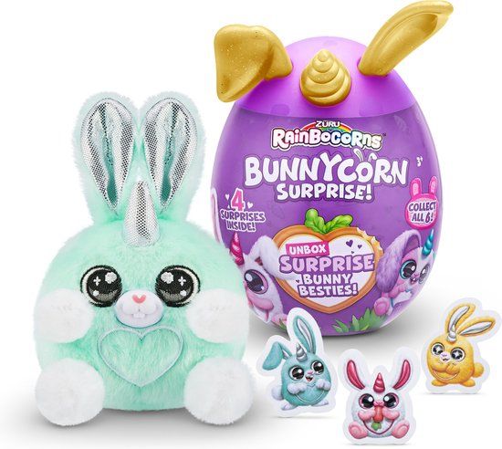 ZURU Rainbocorns Bunnycorn Surprise Egg - Knuffel - Verschillende kleuren
