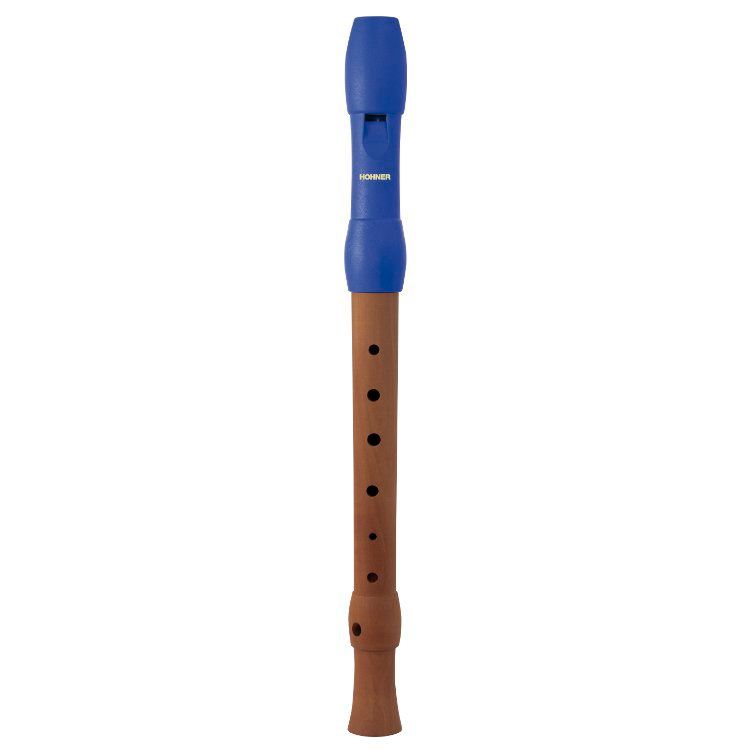 Hohner Alegra sopraanblokfluit Duitse boring blauw