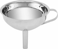 5Five Trechter - met filter - rvs - zilverkleurig - 13 cm