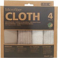 Smart Microfiber System Microvezeldoekjes Beige 4ST