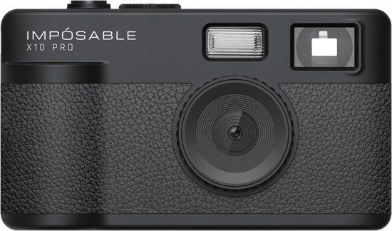 IMPÓSABLE X10 PRO Midnight Black 12MP Screenless Retro Camera