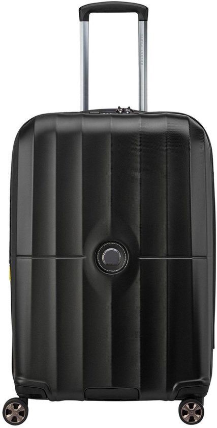 Delsey Carrousel 2 Reiskoffer 67 cm Expandable – 69L – 4 kg – Polycarbonaat – TSA Slot – Zip SECURITECH® 2 – 5 Jaar Garantie - Black