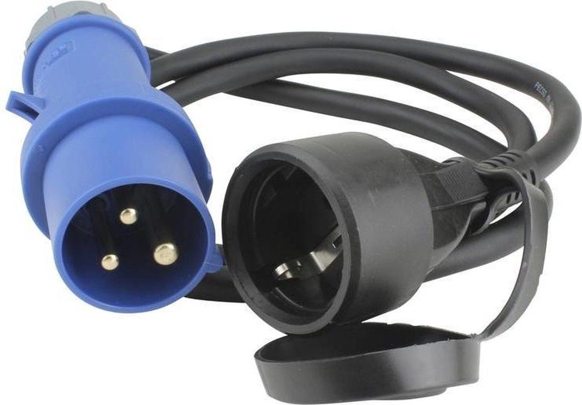 Generic Caravan CEE adapter kabel 1,5 meter