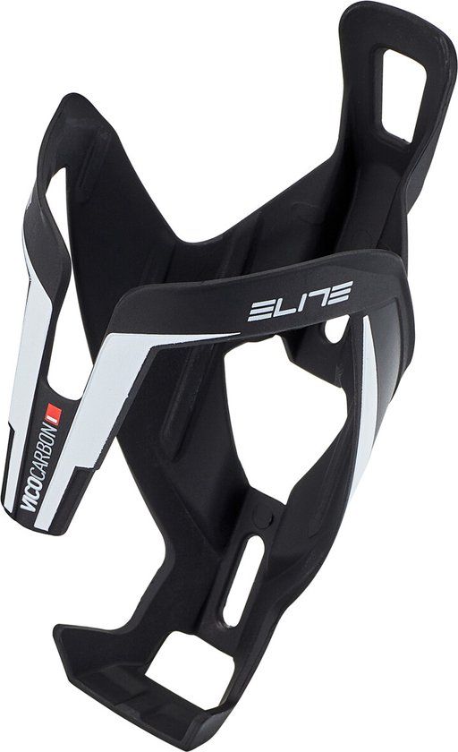 Elite Vico Bidonhouder Carbon - Mat Wit - 23g