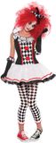 Amscan Clowskostuum Dames Polyester Wit/zwart Maat S