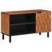 vidaXL TV Kast met opslag Acacia Bruine Afwerking 80 x 33 x 46 cm