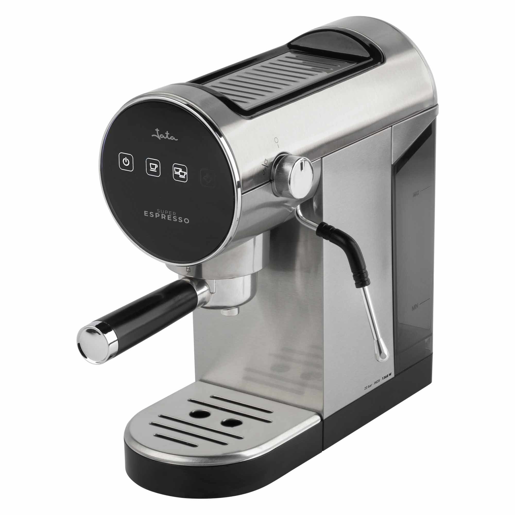 JATA JECA2300 Espressomachine - 0.9L - 1360W - Zwart/RVS
