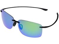 Maui Jim Hema Uniseks zonnebril, Mauigreenr Hema Zwart Mat, L