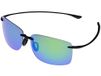 Maui Jim Hema Uniseks zonnebril, Mauigreenr Hema Zwart Mat, L