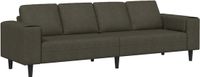 vidaXL Woonkamerbank Leger Groen 250 x 77 x 76 cm