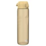 ION8 1 Liter Waterfles, Lekvrij, Flip-top Deksel, Draaghandvat, Snelle Vloeistofstroom, Vaatwasmachinebestendig, BPA-vrij, Gevormde Grip, Ideaal voor Sport en Gym, 32 oz, Woestijn