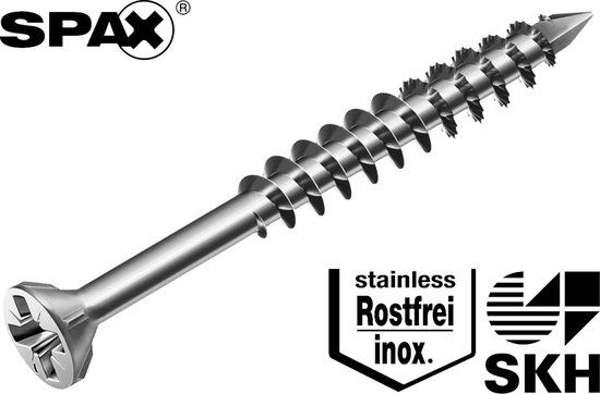 Spax Schroef Glaslat Geel - 3.5 x 40 mm - 200 stuks