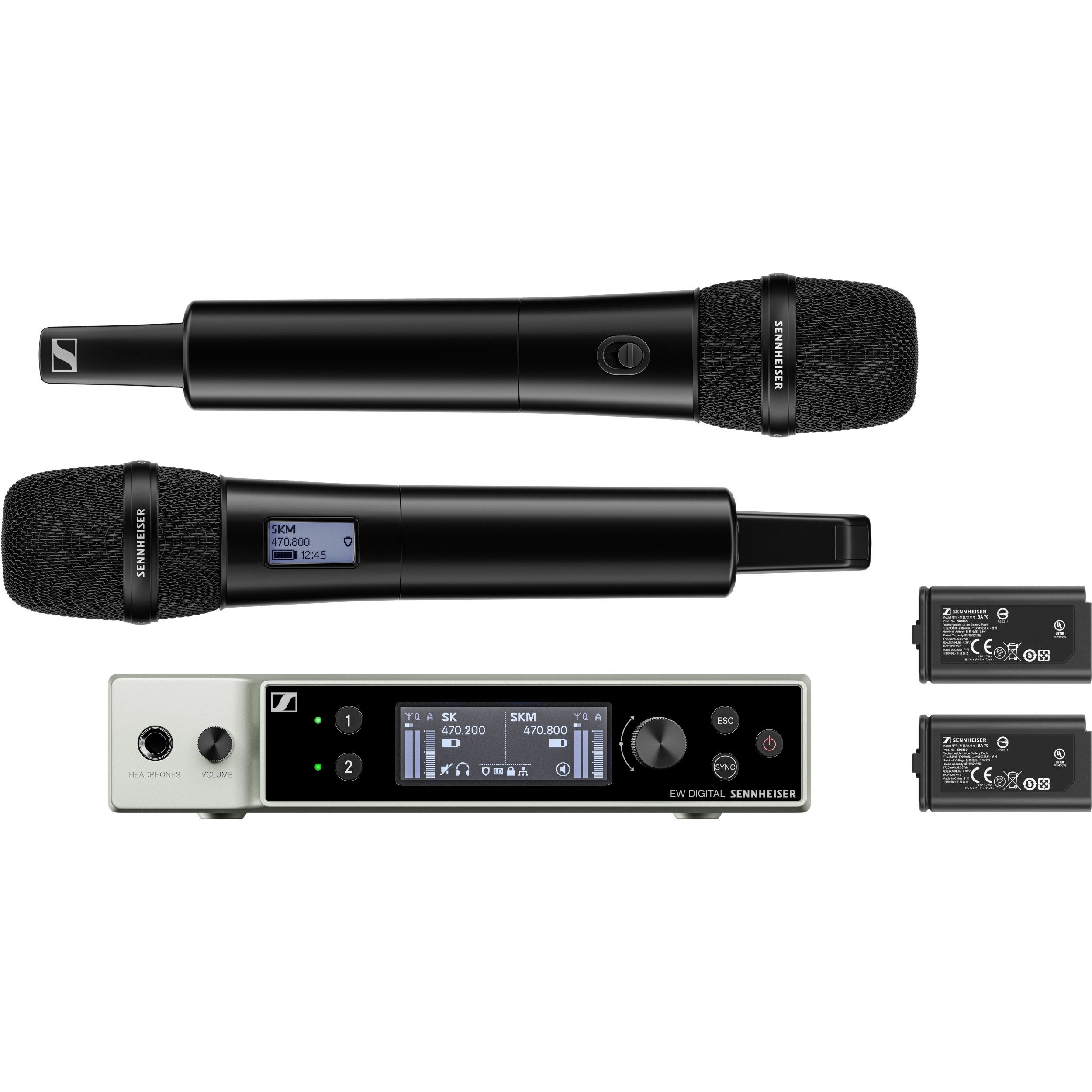 Sennheiser EW-DX 835-S Set S1-10 draadloze handheld (606.2 - 693.8 MHz)