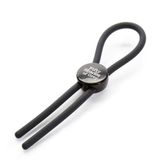 Fifty Shades of Grey Adjustable Cock Ring - Zwart - 5060428804807
