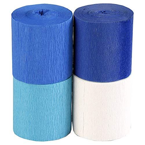 Clairefontaine 914292C crêpepapier - blauw - 5cmx10m