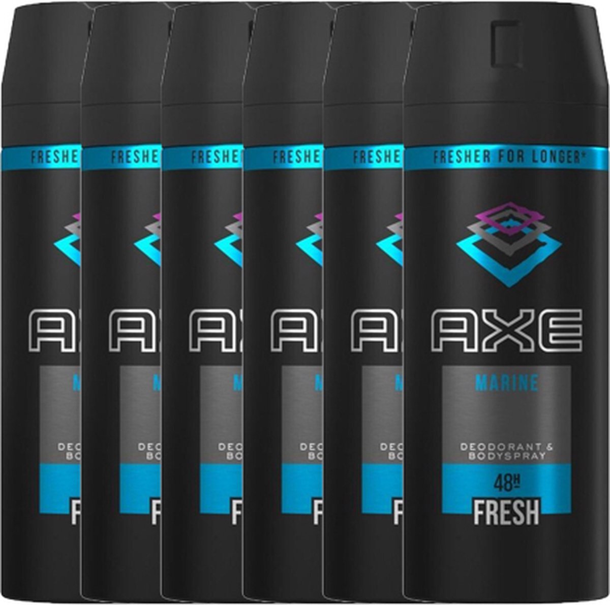 AXE Marine Deodorant Bodyspray - 6 x 150 ml