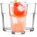 Glasmark KROSNO Longdrinkglazen van transparant glas, universeel, 270 ml, 4 stuks, perfect voor thuis, restaurants en feestjes