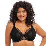 Elomi KINTAI dames Plunge bh - ZWART - Maat 75L