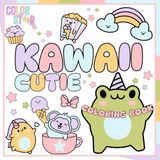 Kawaii Cuties Coloring Book