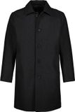 JP 1880 - Heren - Mantel van wolmix waterafstotend overhemdkraag - Antraciet - Maat 8XL
