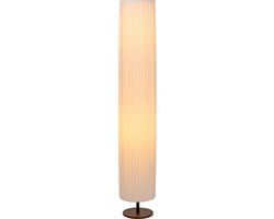 Lucide FOLD - Vloerlamp - Ø 20 cm - 2xE27 - Wit - Japandi