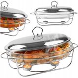 Karl Hausmann Ovenschaal 3L met Deksel en Warmer