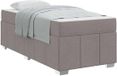 vidaXL Cadre de lit Taupe Tissu 120 x 190 cm