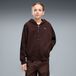 PUMA Sweatvest 'T7' chocoladebruin / offwhite