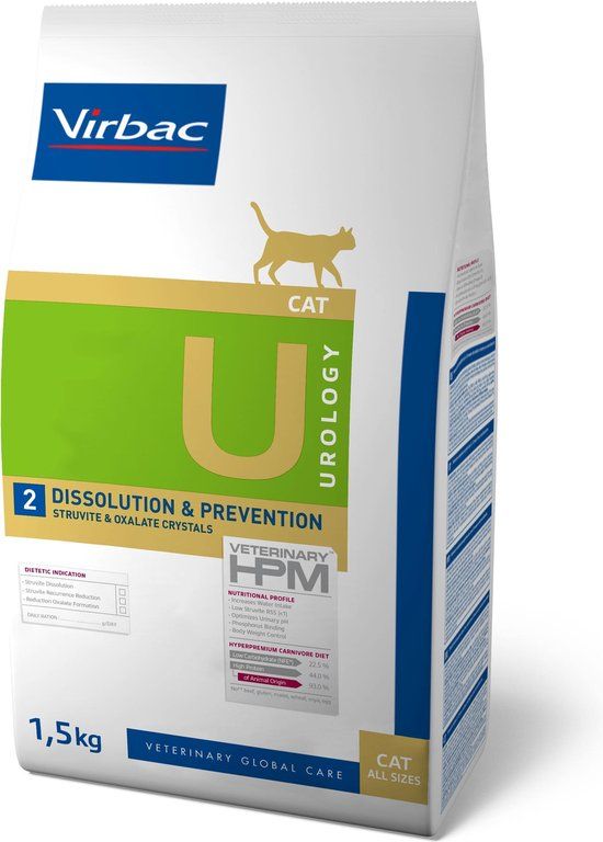 VIRBAC HPM feline dissolution/prevention U2 1 5KG