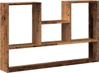 vidaXL Wandschap - 99x15x60 cm - Bewerkt Hout - Oud Houtkleurig