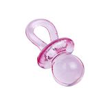 Mopec fopspeen roze, transparant, klein, 144 stuks