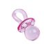 Mopec fopspeen roze, transparant, klein, 144 stuks