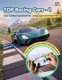 TOP Racing Cars: Clay Colouring Book for early language development