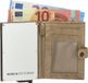 Hide & Stitches Paint Rock Safety Wallet - 100% Leer - Zand
