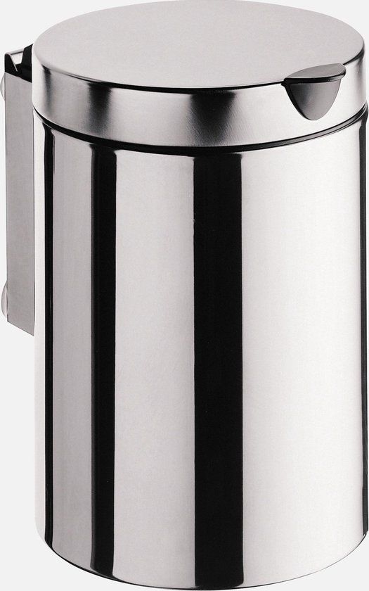 Emco System 2 Afvalemmer - 3 liter - RVS - Rechthoek - 355300100