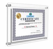 TUKA-i-AKUT Acryl Posterlijsten Wandmontage Houdt A4 Poster, Dubbel Paneel Kristalheldere, Wandhouder Kantoorbord Deurbordje Displayframe voor Foto Documenten Certificaat Flyer, TKD9402-A4-1x