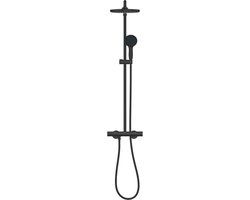 Grohe Tempesta System 250 Douchesysteem Rond - Zwart Mat - Met Thermostaatkraan