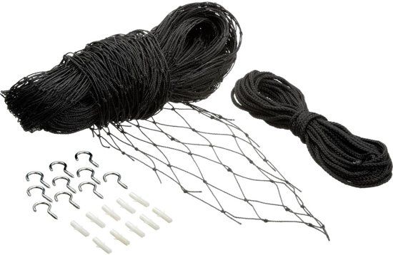 FLAMINGO Kattenaccessoire Beschermnet - 3x6m - zwart