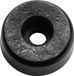 TRU COMPONENTS Tampon à vis Noir (Ø x h) 21 mm x 11,2 mm 1 pièce