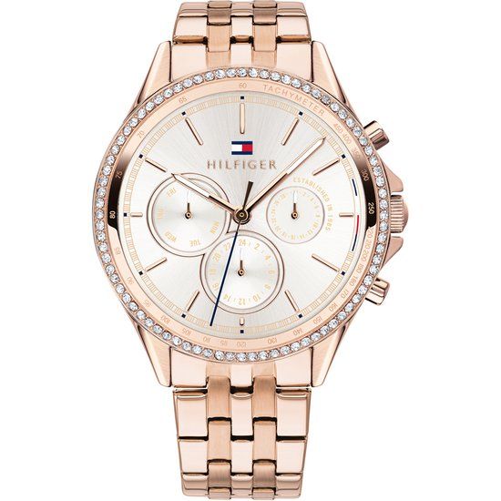 Tommy Hilfiger Tommy Hiliger TH1781978 Horloge - Staal - RosÃ©kleurig - Ã˜ 38 mm