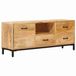 vidaXL TV Meubel met lade Bruin 110 x 30 x 46 cm Massief Mango Hout
