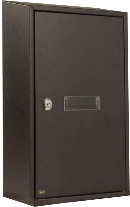 Brievenbus - Staal Zwart 400x250x100mm