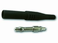 VS-ELECTRONIC - 411119 veiligheidsstekker, 4.0 mm, zwart 32000055